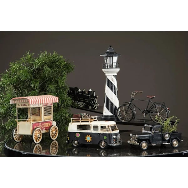 Hippiebus 27x11x17cm Meget Dekoration Sort