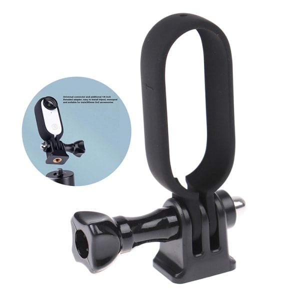 IC Insta360 Go2 Beskyttelsesram Montering ABS PC Adapter Beslag kom Sort
