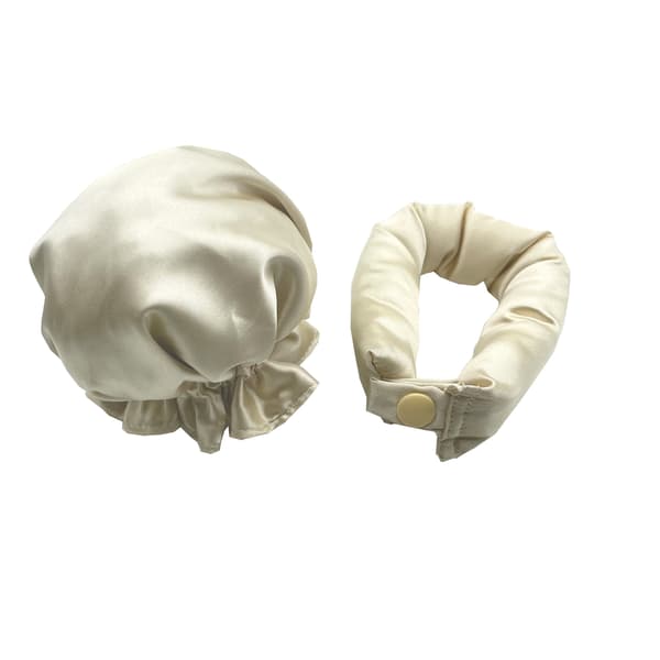 2 stk. Heatless Curling Set Hårruller for Heatless Curls Heatless white