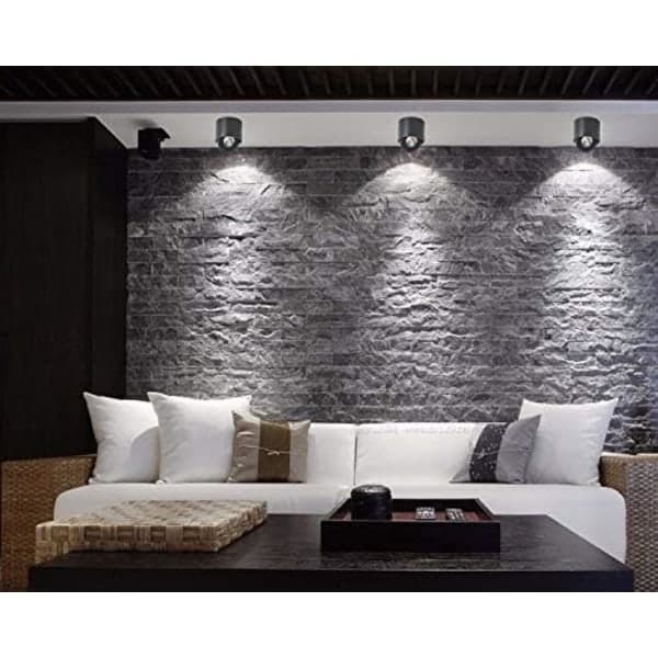 IC 15W sort loftslampe 1 LED spotlights Justerbar loft