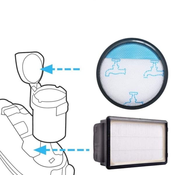 IC 4-lags filter til Rowenta Power Cyclonic/Moulinex/Tefal RO3718EA