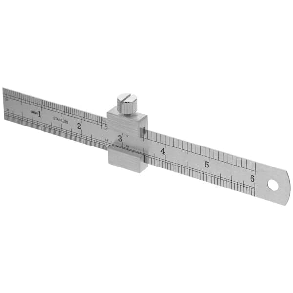 Machine Ruler Metal Straight Edge Measuring Tool Drawing 3x 3x