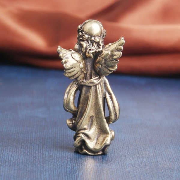 IC Retro Kobber Kærlighedsgud Amor Statue Ornament Messing Engel Figur