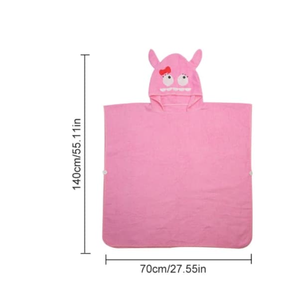 IC Rosa Monster Pyjama Takki Lapsille 70*140cm