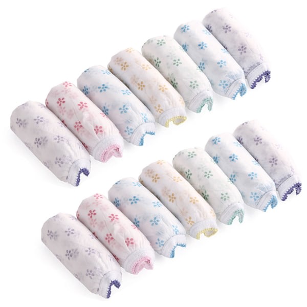 IC 10-pack tryckta bomullstrosor, engångs, storlek L
