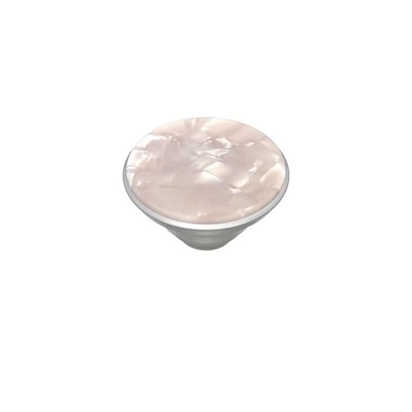 PopSockets Acetate Pearl White Removable Grip with Stand Function LUXE