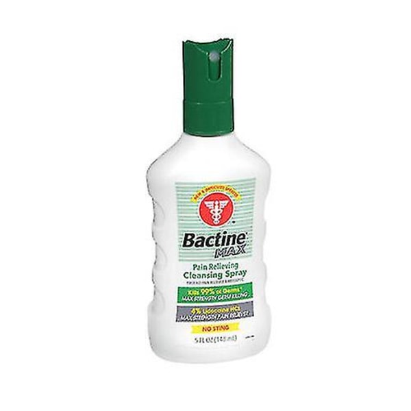 Bactine Max Smertestillende Rengøringsspray, 5 Oz (Pakke med 1)