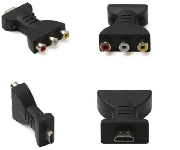 HDMI til RCA - Tulipankonverter - HDMI-bryter