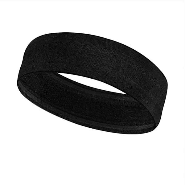 Sweatband Sport Headband Black Black Svart
