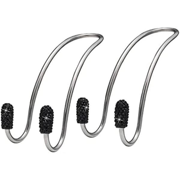 IC Bil Nackstödskrokar 4-pack, starka och hållbara bilkrokar för SUV