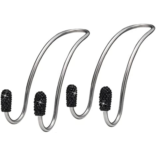 IC Bil Nackstödskrokar 4-pack, vahvat ja kestävät auton koukut SUV:lle