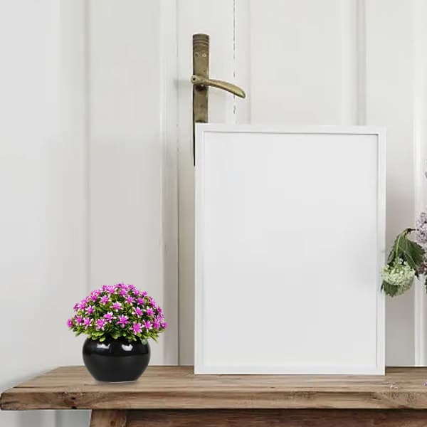 IC Mini kunstige planter Små kunstige potteplanter til hjemmet