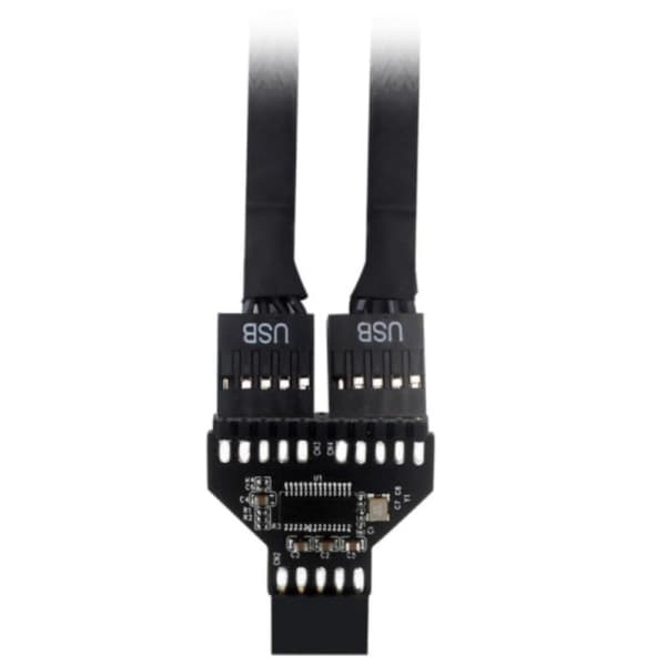 IC 9-bens USB HUB Header USB 2.0 9-bens stikadapter til RGB Sp