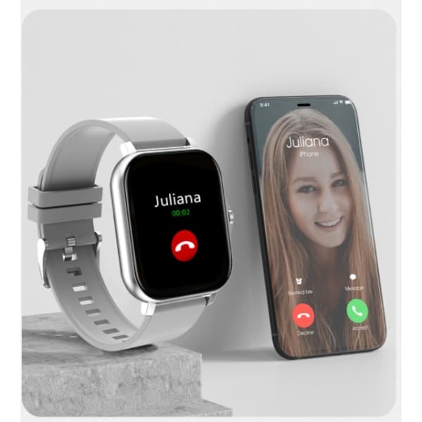IC anpassad urtavla musik smart armbandsklocka (guld lim)