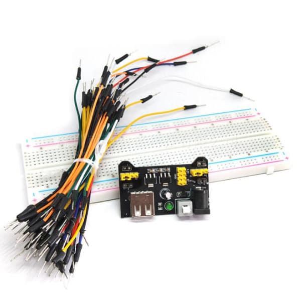 IC 1set mb102 høykvalitets brødbrett strømforsyningsmodul 830 poeng 65 j MB102