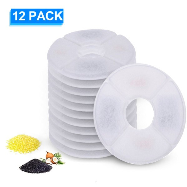 IC Kattvattenfontänfilter Kattvattenfontän och drickskålar 12-pack