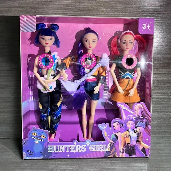3-pack Kpop Demon Hunters Fidget-leluja teemamusiikilla