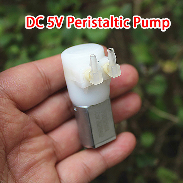 IC Peristaltisk pumpe 3,7V Mini vannpumpe 130 Selvsugingspumpe Sirkulasjon Liten pumpe Doseringspumpe DC 3V-6V Mikrovassugpumpe