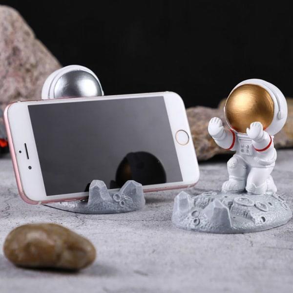 IC Nordic Astronauter Mobiltelefon Stativ Hållare Ornament Resin Spa 1