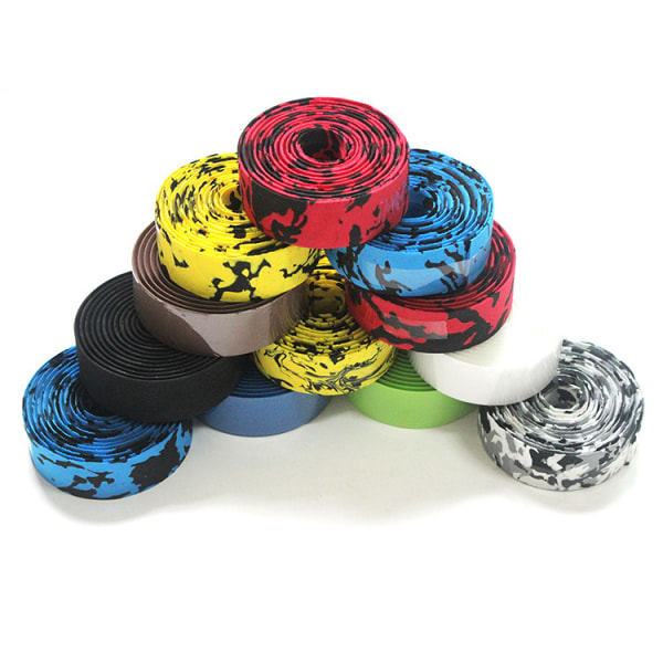 IC Cykelstyreband med ändpluggar och Solid Black