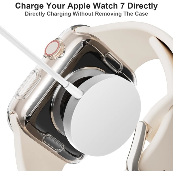 [2-pack] Apple Watch Series 8 Series 7 45 mm skärmskydd IC