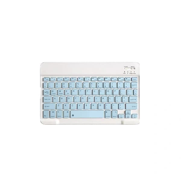 INF Bluetooth Keyboard and Mouse Combo - 10-inch Bluetooth Keyboard and Two-Mode Mouse (Rechargeable) with Case