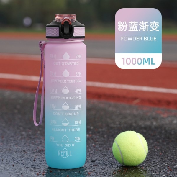 IC Vandflaske Sport Drikkekop Plast Vandkop, 1000ML