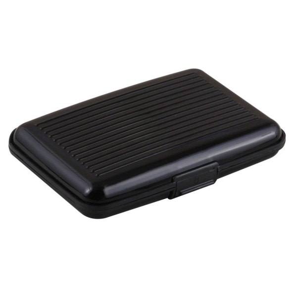 Alumiininen korttikotelo - RFID-suojattu Musta
