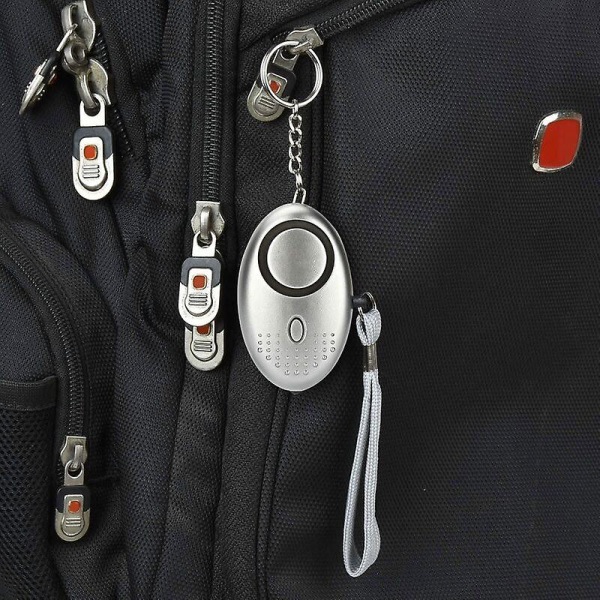 140db Lommealarm Kvinder Personligt Alarm Nøglering (sort) IC