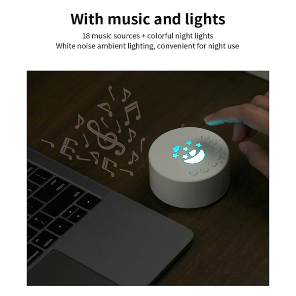 IC Baby Sleep Sound Player Bærbar Hvid Støj Maskine Søvn Relaksation