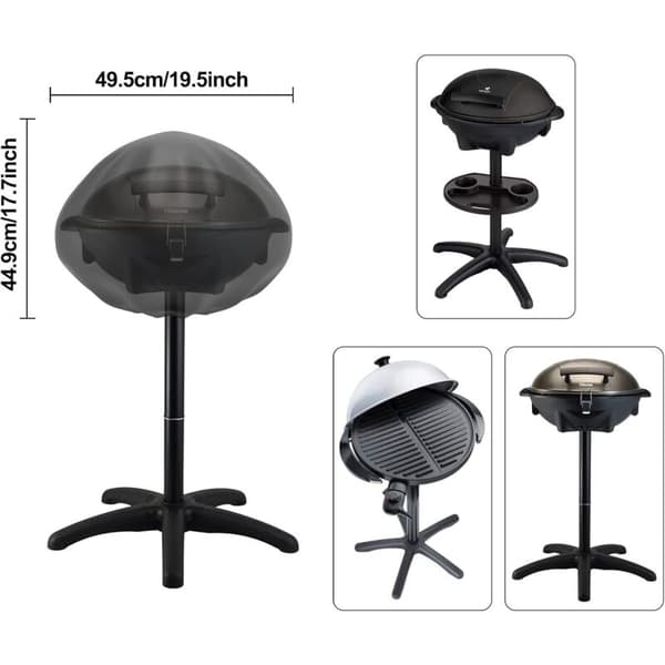 Grillovertræk, vandtæt grillovertræk med rem, egnet til SYCK-G045, 50 cm