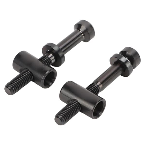 RISK M5 X 40mm 2 ST Sort Cykelsadelpindsklemmebolt DIY Erstatningsdele