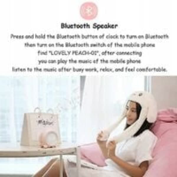 IC Bluetooth nattlampe Digital klokke Sleep Night Light for barn (blå)
