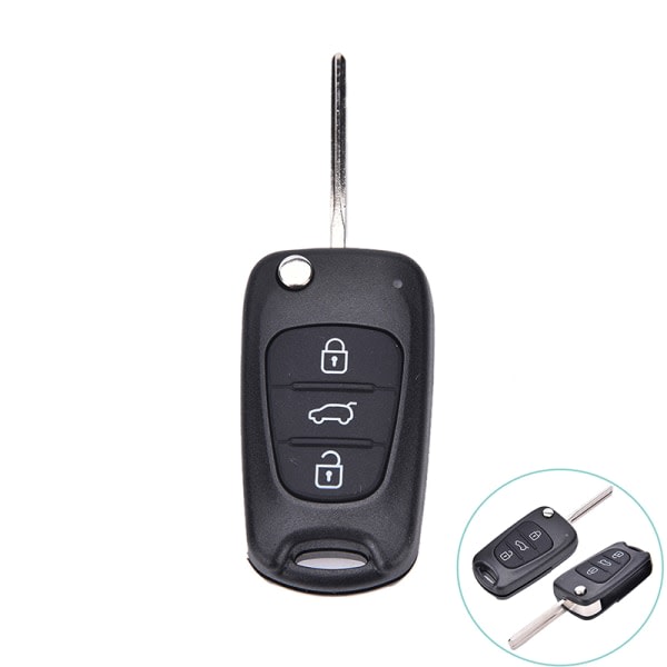 Nøkkelskall for Hyundai I20 I30 med 3 knapper