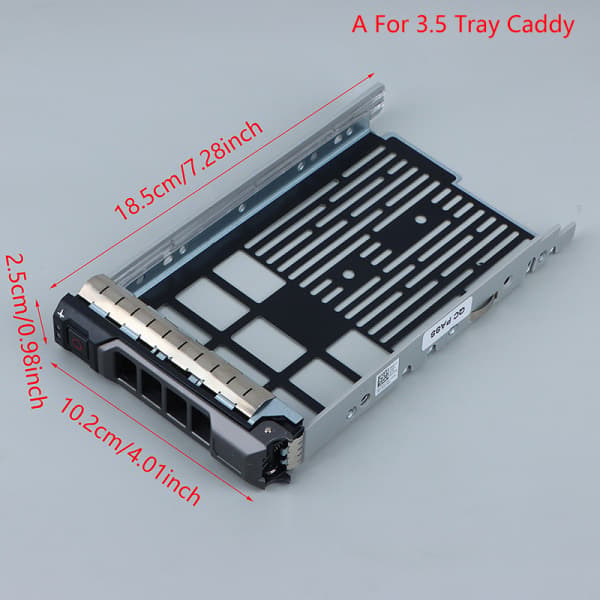 IC 2,5\" 3,5\" Hot Swap HDD Adapter Caddy Bakke til PowerEdge SAS SATA