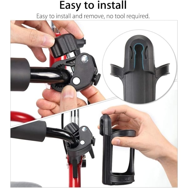 IC 2-pak universal 360 graders cykel-flaskeholder
