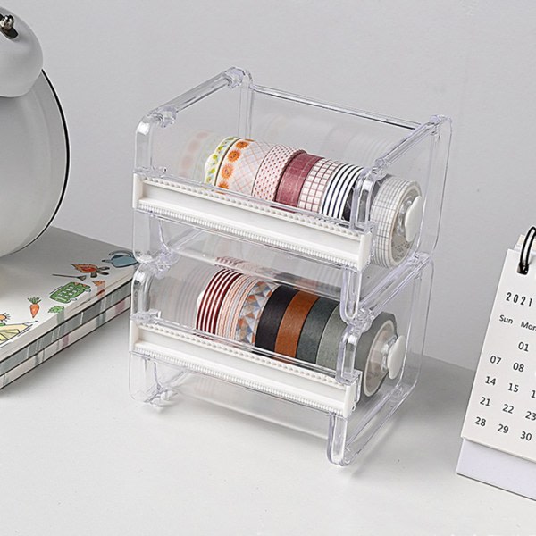 IC Tapeholder til Washi Tape Opbevaring Organizer til Kontor Tape D klar onesize