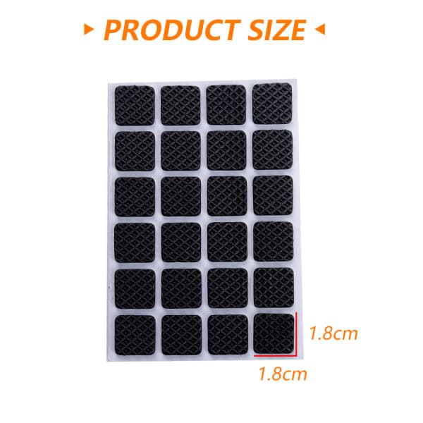 IC 10 ark Möbeldynor Självhäftande möbeldynor - Benkuddar 18*18MM
