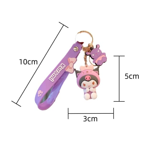 PVC-nøkkelring - Anime-nøkkelring - Gave til barn IC