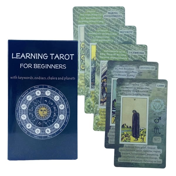 IC 12*7CM Lærings Tarotkort Profeti Skjebne Divinasjonskort Familie Flerfarget én størrelse