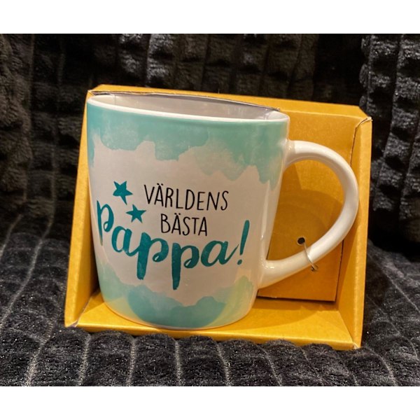 Krus \"Verdens beste pappa\" Multicolor multifärg