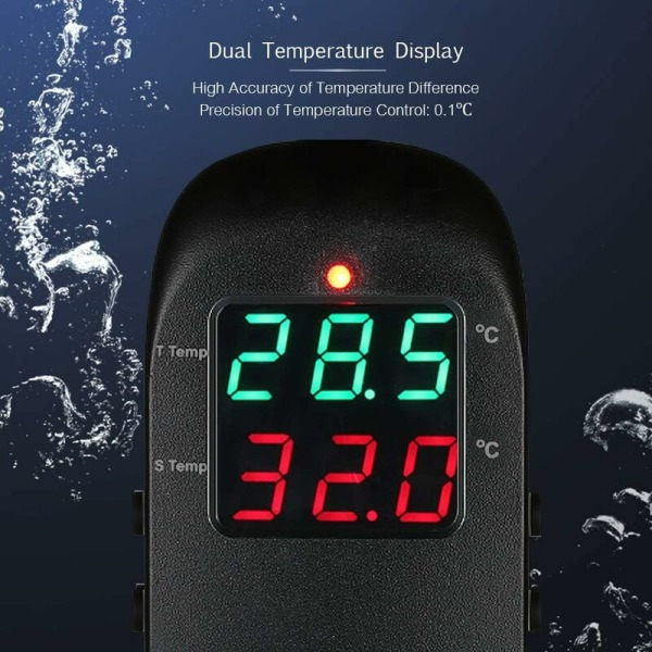 IC Elektronisk termostat med digitalt display og termostatkontakt