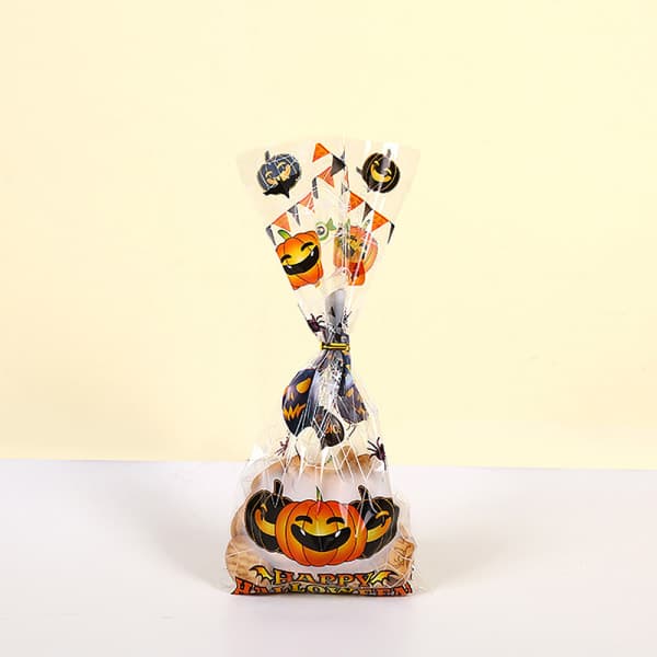 50 st Halloween-godispåsar Pumpa Häxa Mönstrad S