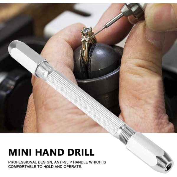 IC 0-3 mm Mini Mikro Manuell Dobbel Endet Nål Vise Håndvridd