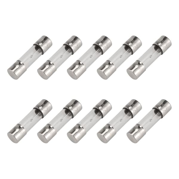 10 st 250V 3A 3Amp Tröga Glasrörssäkringar 5mm x 20mm