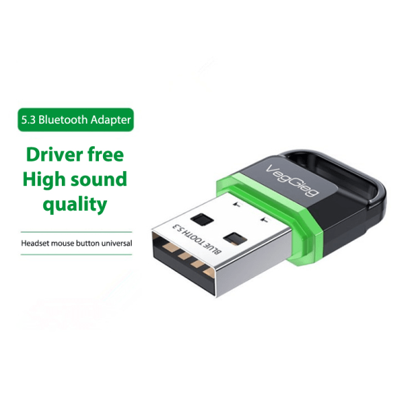 IC USB Bluetooth 5.3 -sovitin Bluetooth-dongle-sovitin langalliseen käyttöön