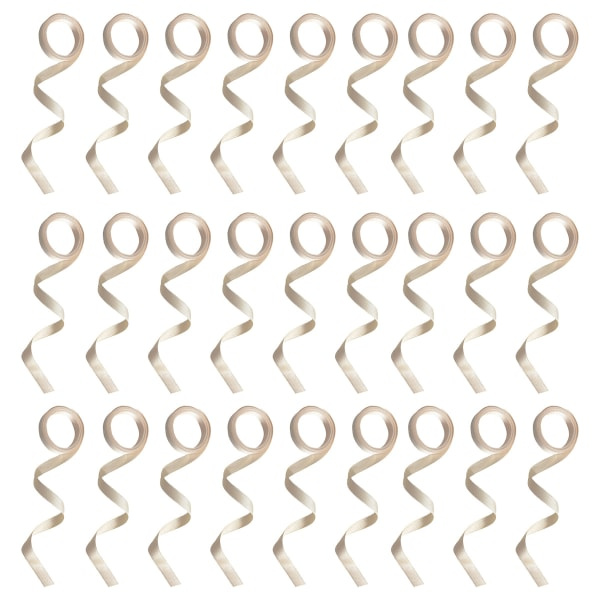 IC 27 st Solid Ribbon Set Flätade band Hårlinor för present Beige