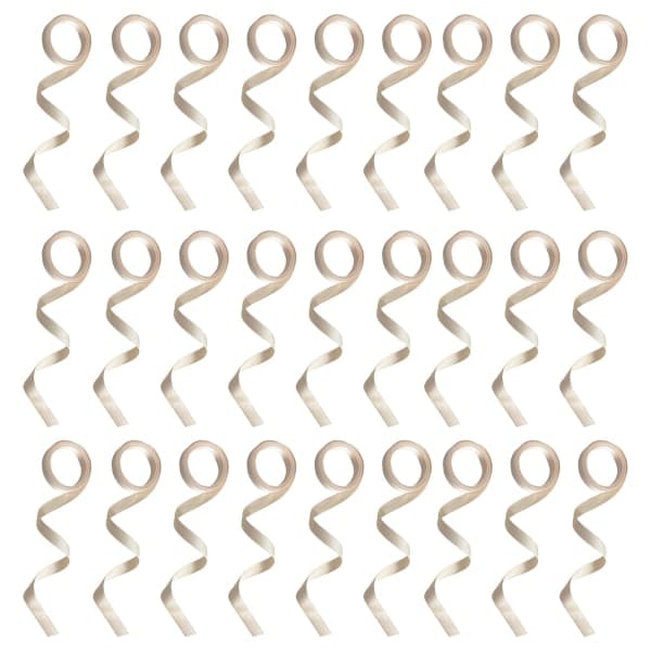 IC 27 stk Solid Ribbon Set Flettede bånd Hårbånd til gave Beige
