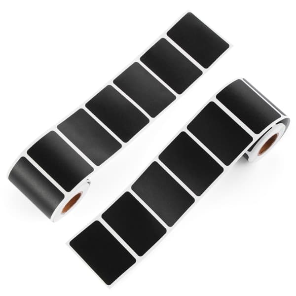 IC med raderbar etikett Black Labels, 150 stycken, Vattentät