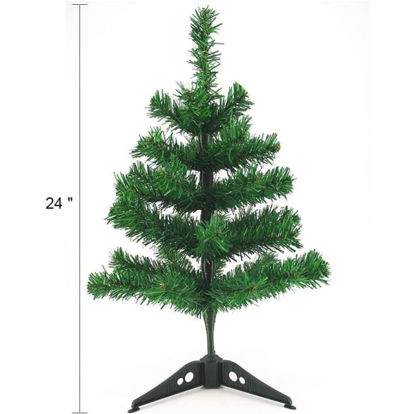 IC 24"/60 cm bordplade juletræ, kunstig mini julefyr